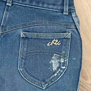 Chic vintage sturdy high rise mom jeans